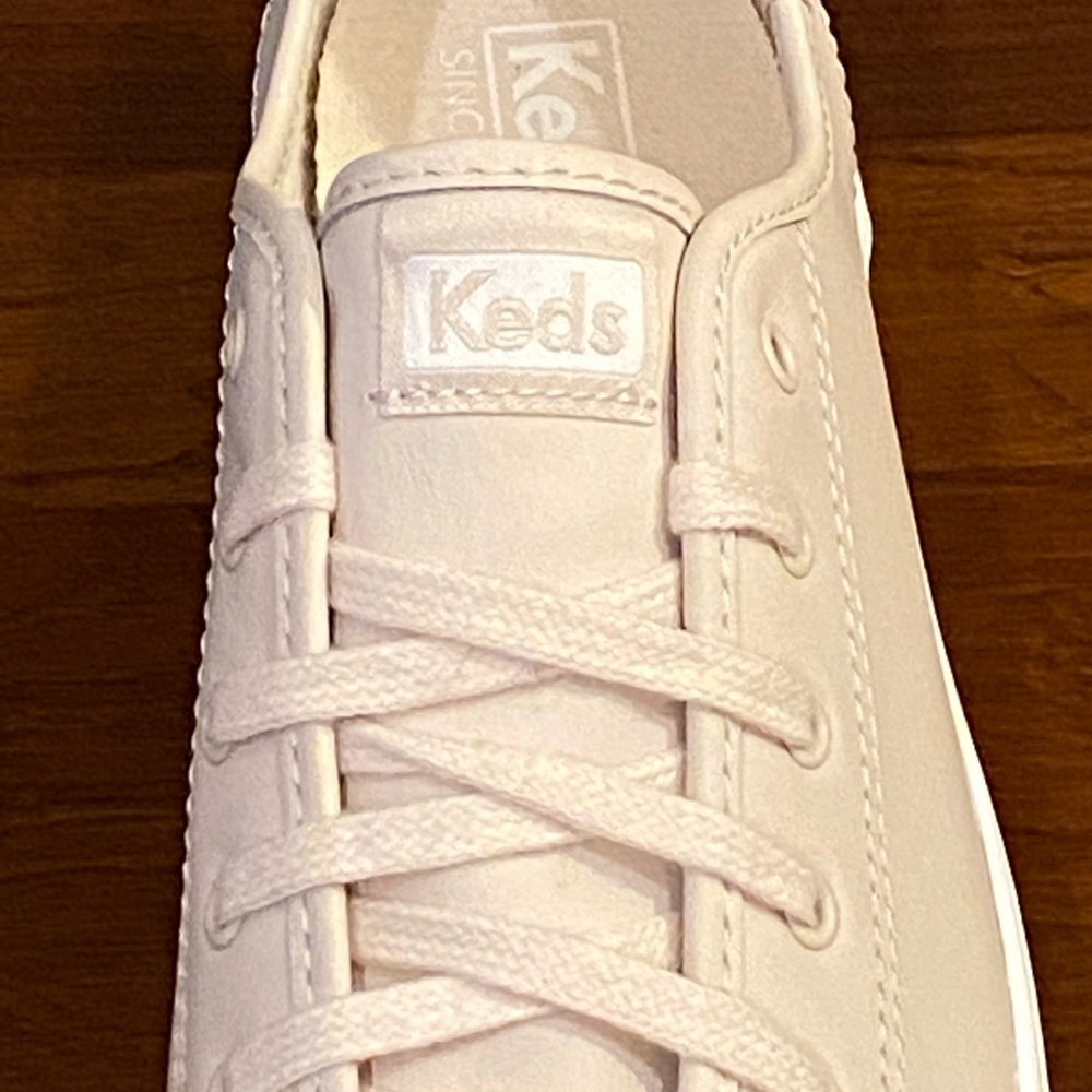 🌟2X HP🌟Keds LEATHER Blush Triple Kick Sneakers - Picture 4 of 7